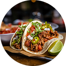 3 Rolled Tacos (guacamole)