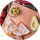 Quesadilla w/ Guacamole