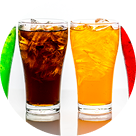 Pepsi, Diet Pepsi, 7-Up,<br> Orange, Root Beer, Dr. Pepper